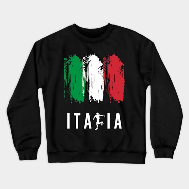 Italy Football Crewneck Sweatshirt by Buy Rite Merch